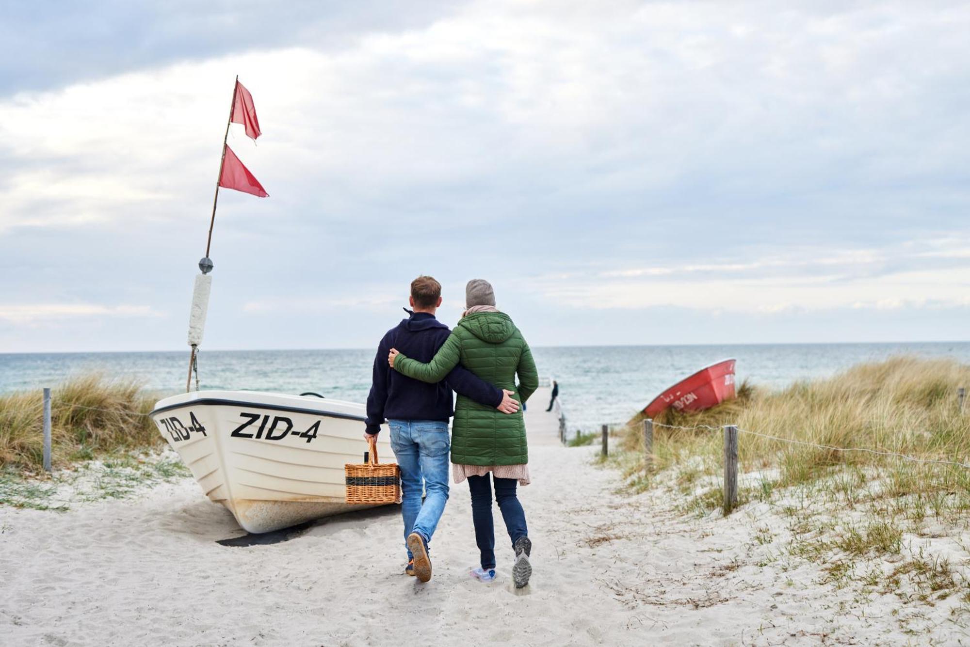 Strandhotel Zingst Esterno foto The beach at the Baltic Sea