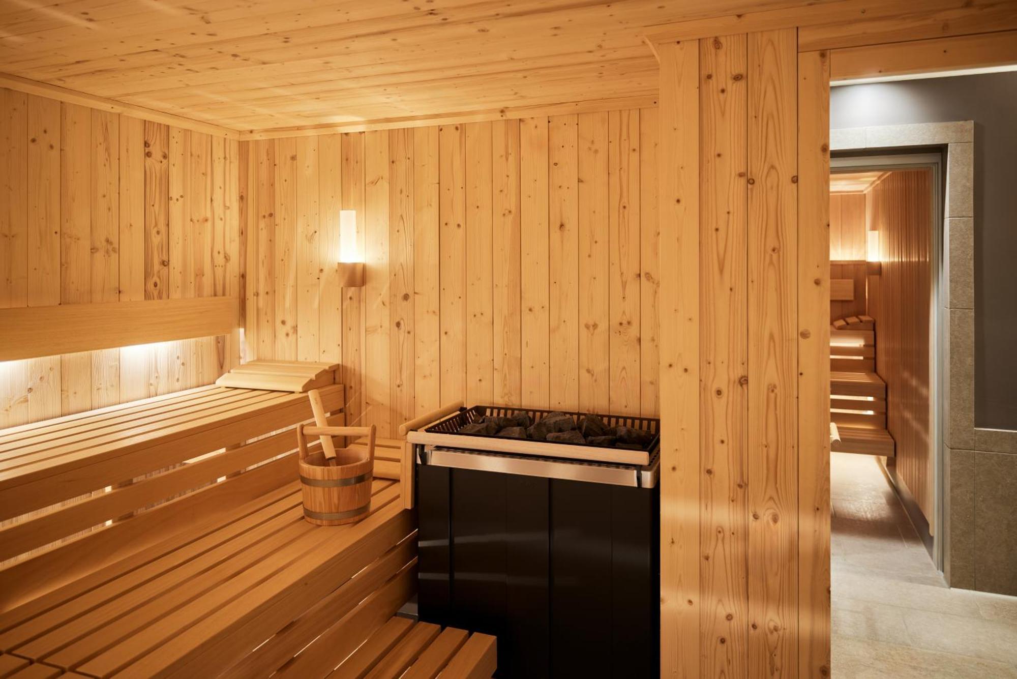 Strandhotel Zingst Esterno foto A modern Finnish sauna